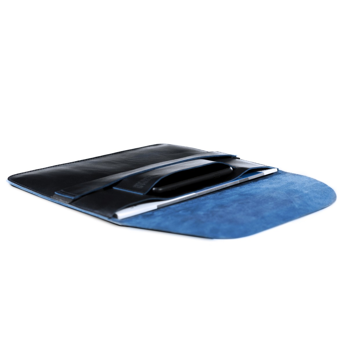 BUCKLE & SEAM - 12 Zoll Schwarzblau - LAPTOP SLEEVE TERRA