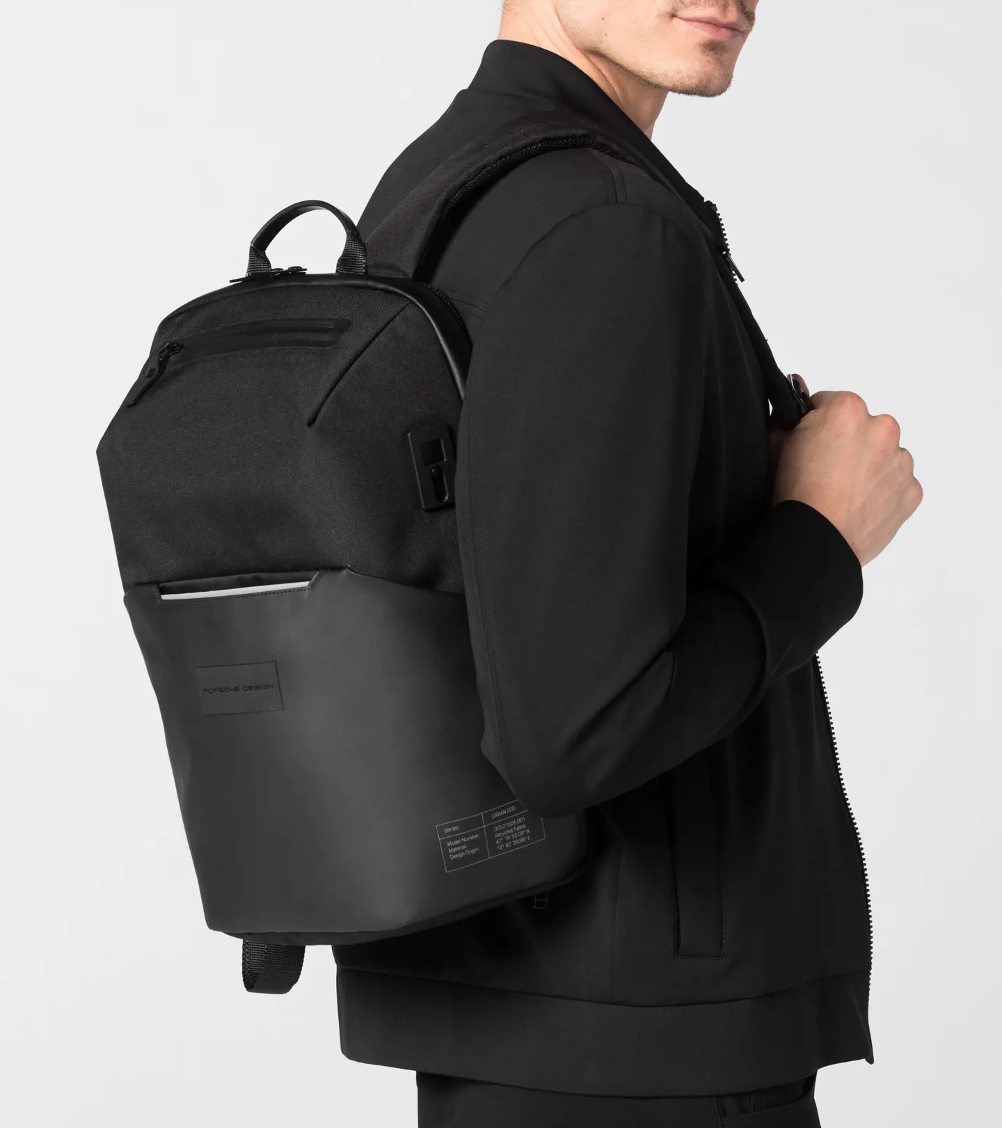 Porsche Design - Black  - Urban Eco Backpack XS