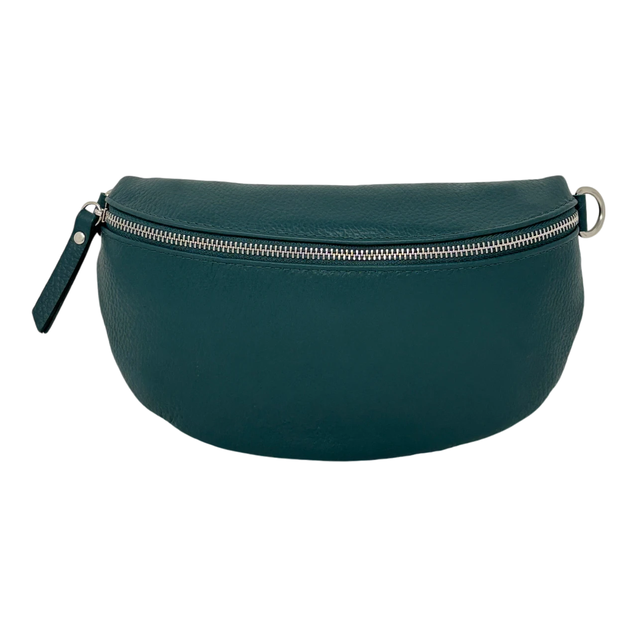 Cross-Over Body Bag -Teal- in Leder (klein)