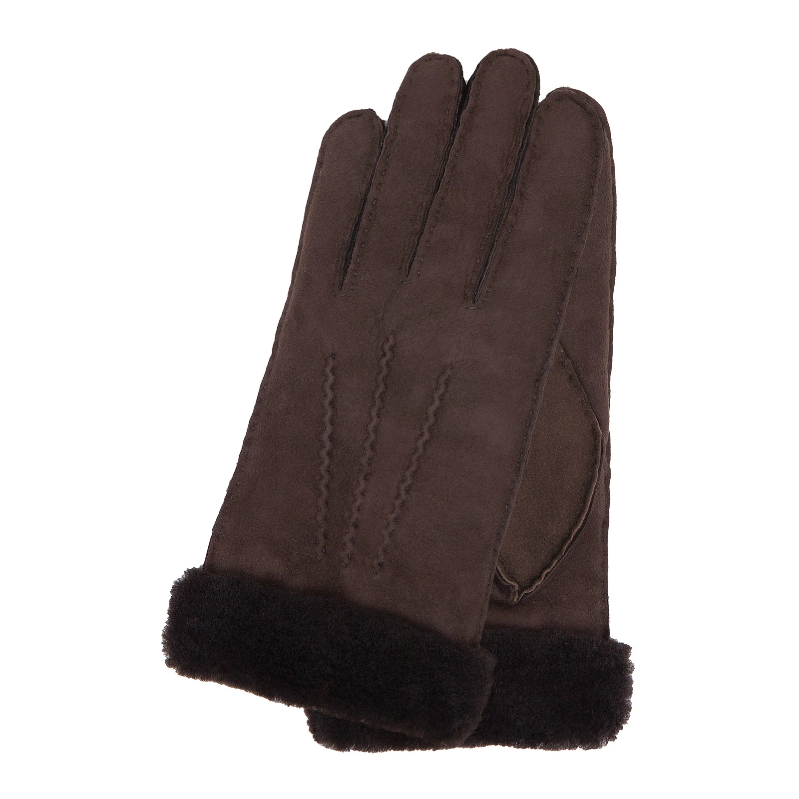 KESSLER Mats (Farbe : dark brown | Größe : 9,5) Herrenlederhandschuh