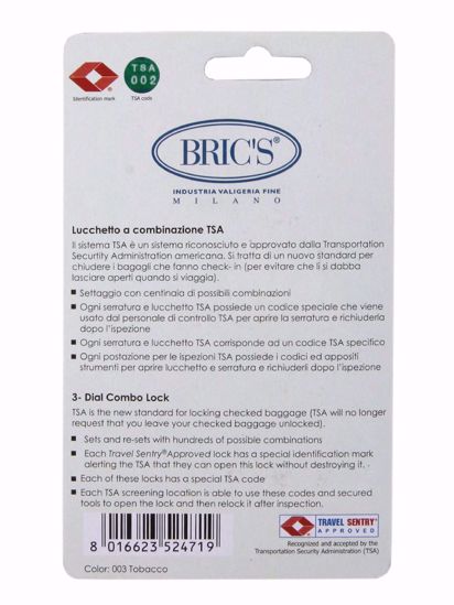 BRIC'S Kofferschloss mit TSA Funktion - black