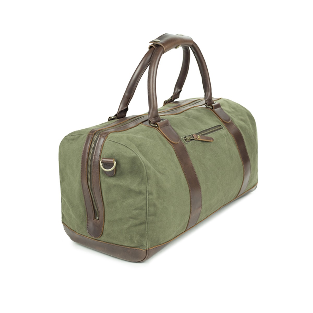 BUCKLE & SEAM - Weekender Willow -Canvas Waxed ROYAL GREEN
