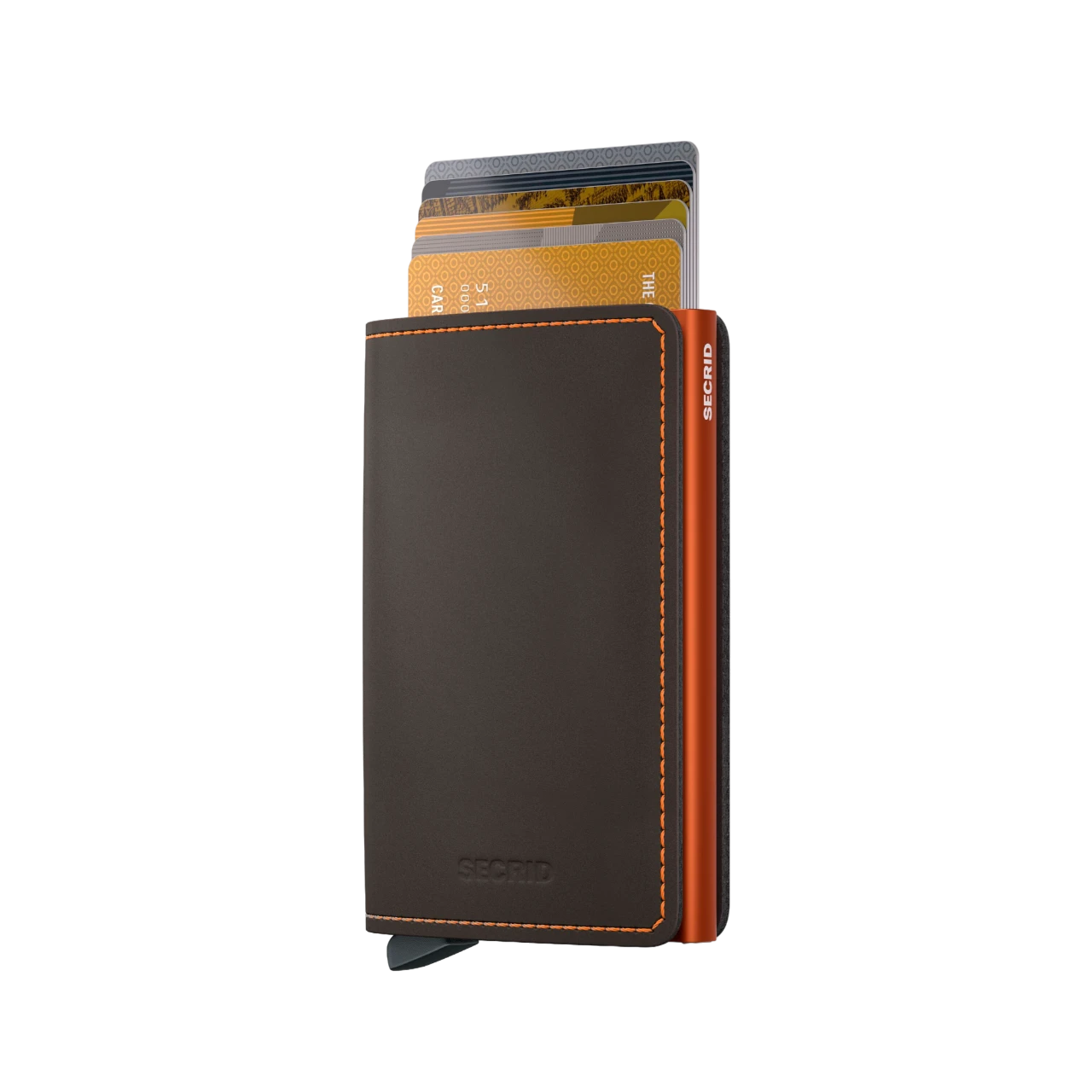 Secrid - truffle & orange - Slimwallet