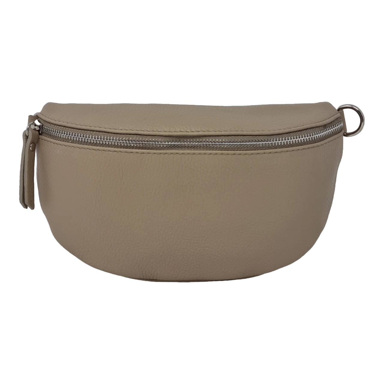 Cross-Over Body Bag in Leder (klein) - sand