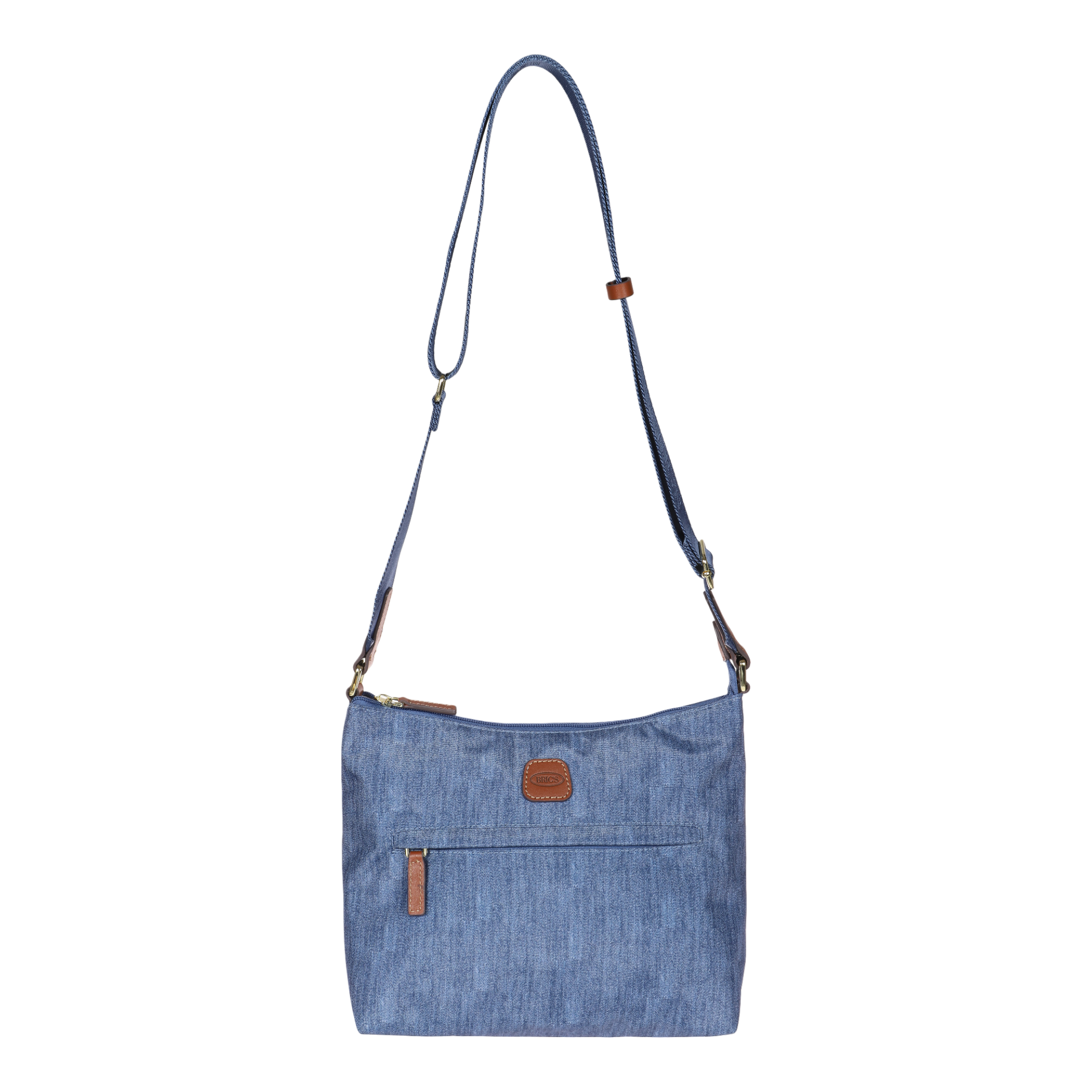 Modische blaue Umhängetasche aus Denim, ideal für den täglichen Gebrauch