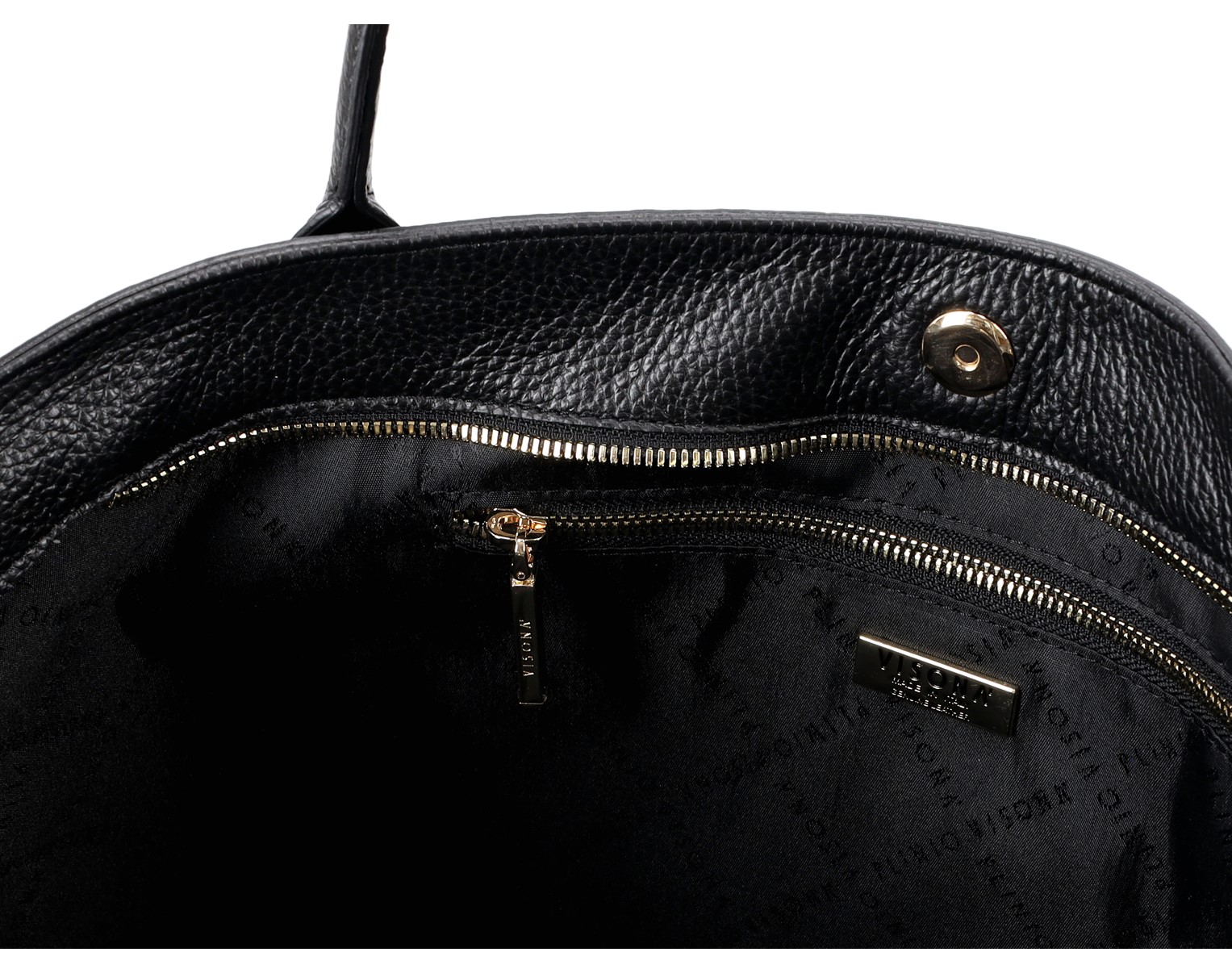 Visona, Anna - jeans/nero - Shopper